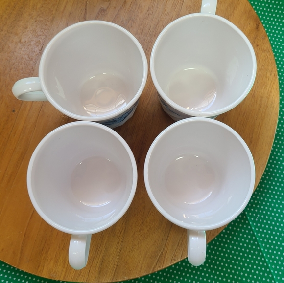 COPY - Set of Four Vintage Corning Blue Rose - Picture 5 of 11